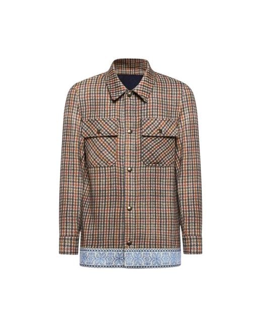 Pierre Louis Mascia Brown Light Jackets