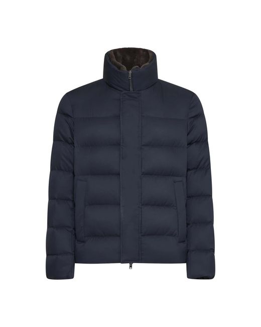 Herno Blue Winter Jackets for men