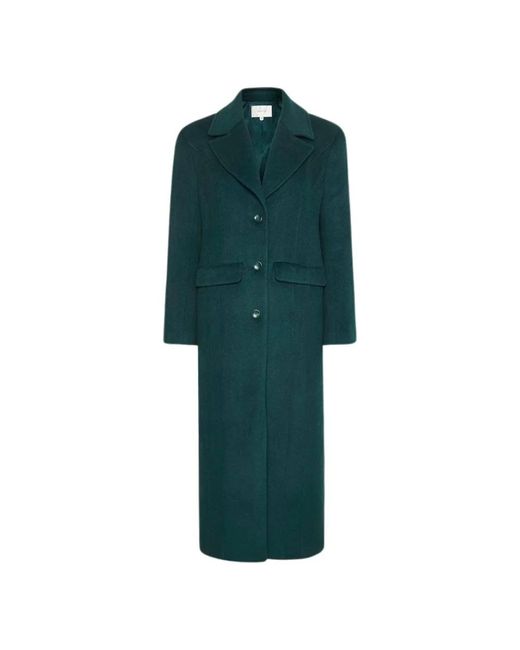 Gestuz Green Single-Breasted Coats