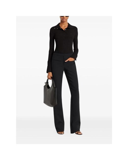 Courreges Black Long Sleeve T-Shirts