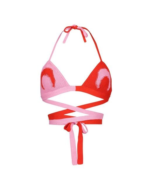 MARINE SERRE Red Bikinis