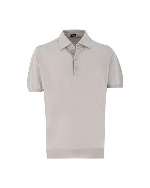 Polo Shirts Kiton de hombre de color Gray