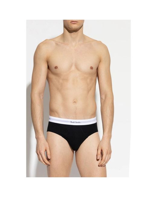 Paul Smith Drie-Pack Slips in het Black voor heren