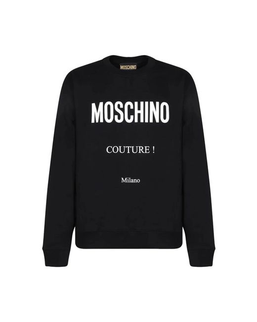 Moschino Black Sweatshirts for men