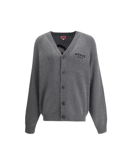 KENZO Cardigans in het Gray voor heren