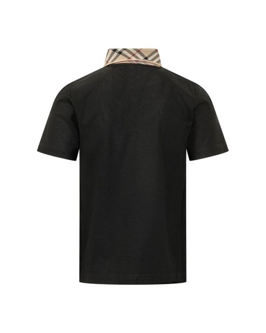 Burberry Black Polo Shirts for men