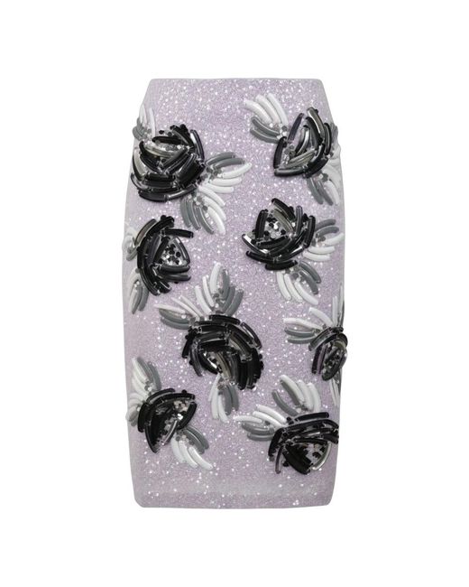 Midi Skirts Des Phemmes de color Gray