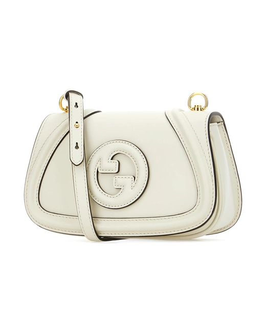 Gucci Natural Small Blondie Leather Shoulder Bag