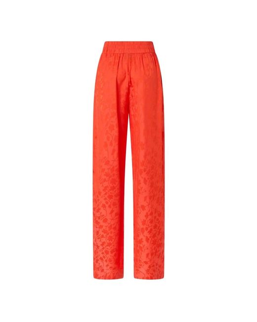 Pinko Red Wide Trousers