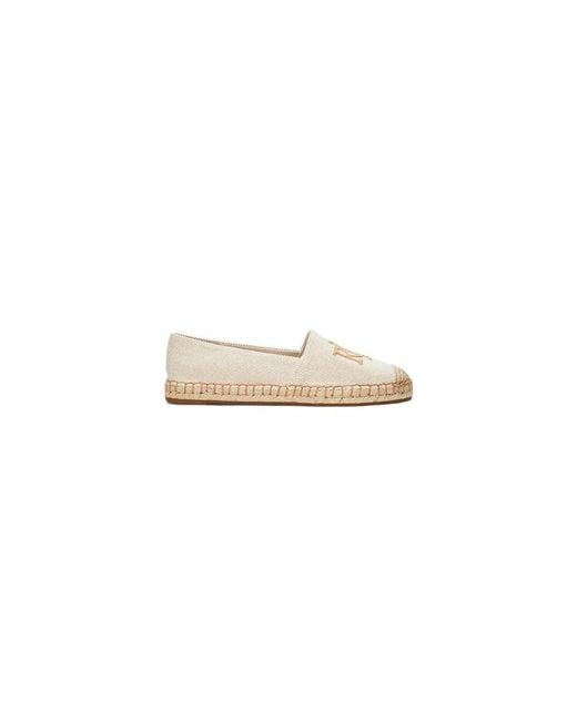 Ralph Lauren White Espadrilles