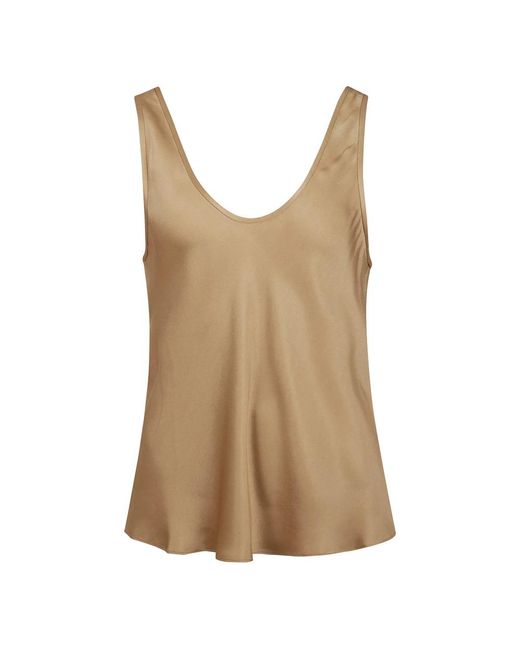 Sleeveless Tops Anine Bing de color Brown