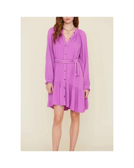 Xirena Purple Short Dresses