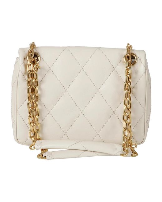 Burberry Small Strand Shoulder Bag in het Natural