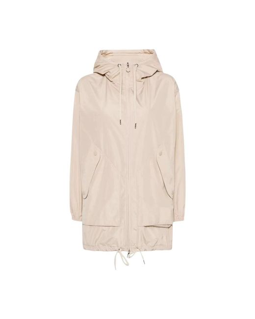 Moncler Jassen ,Polyester Melia Jacket in het Natural