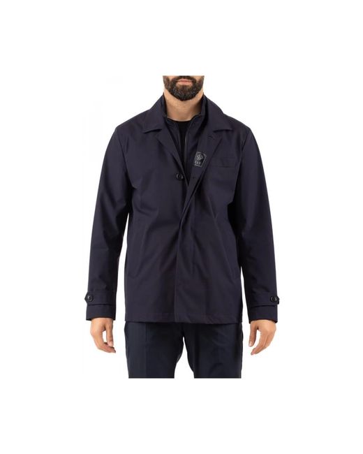 Fay Jassen ,Blauw ,Nylon Stijlvolle Blouson Jas in het Blue voor heren