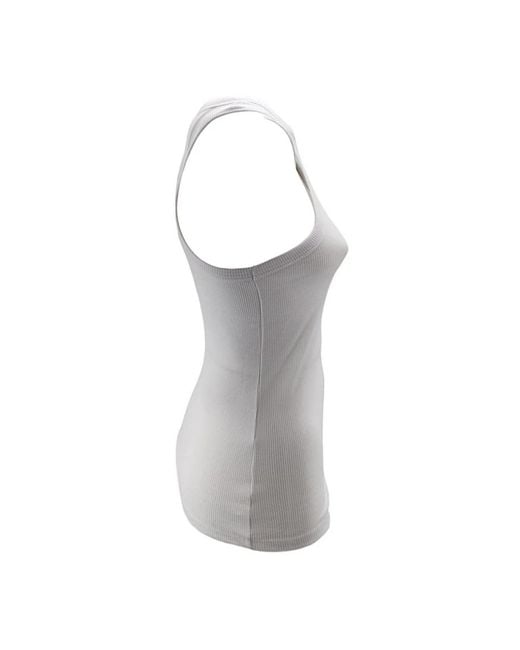 Dondup Gray Sleeveless Tops
