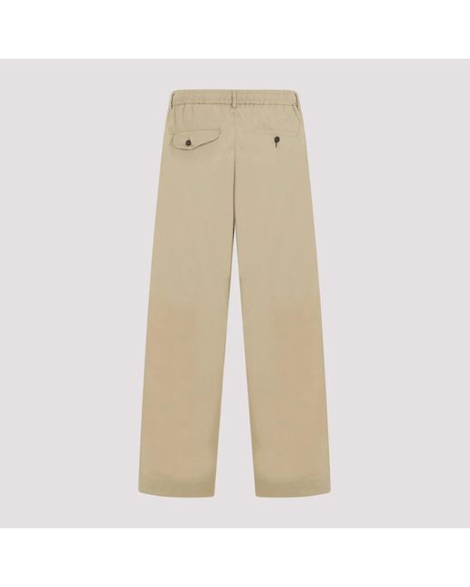 Universal Works Natural Wide Trousers for men