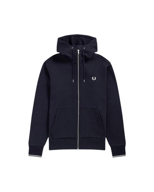 Fred Perry Blue Zip-Throughs for men
