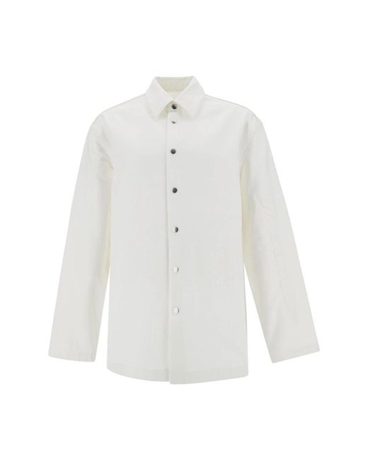 Jil Sander White Light Jackets for men