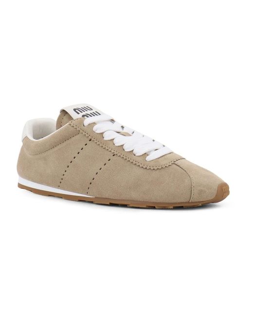 Miu Miu Natural Sneakers