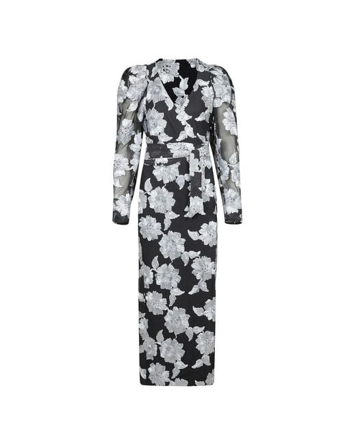 ROTATE BIRGER CHRISTENSEN Black Midi Dresses