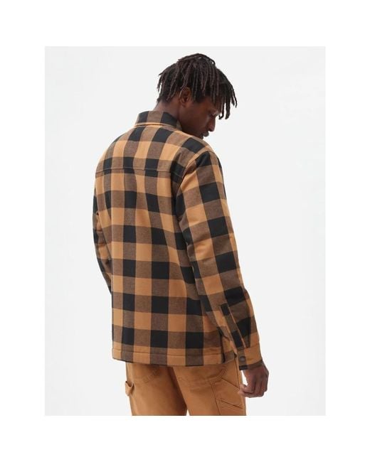Dickies Casual Hemden in het Brown voor heren