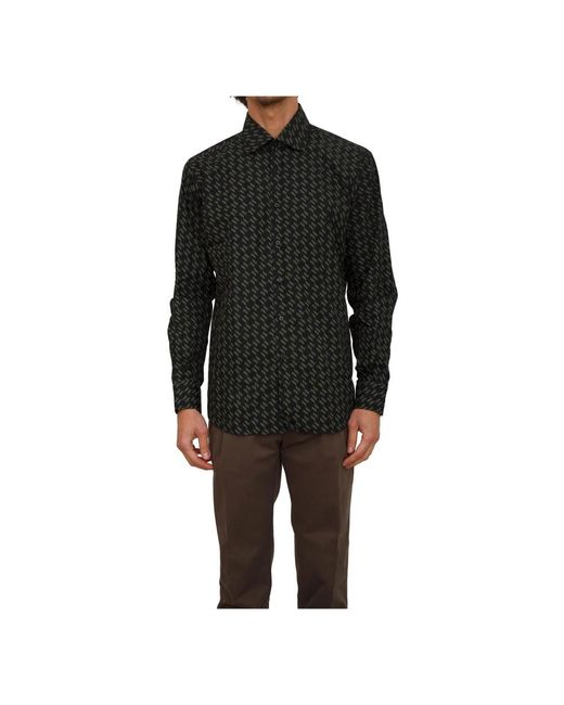 Karl Lagerfeld Camicia in het Black voor heren