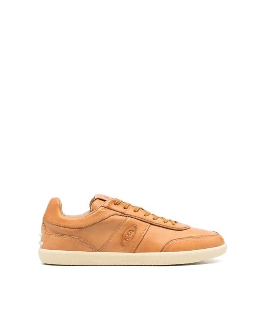 Tod's Orange Sneakers for men