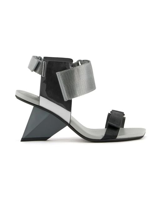 United Nude Gray High Heel Sandals