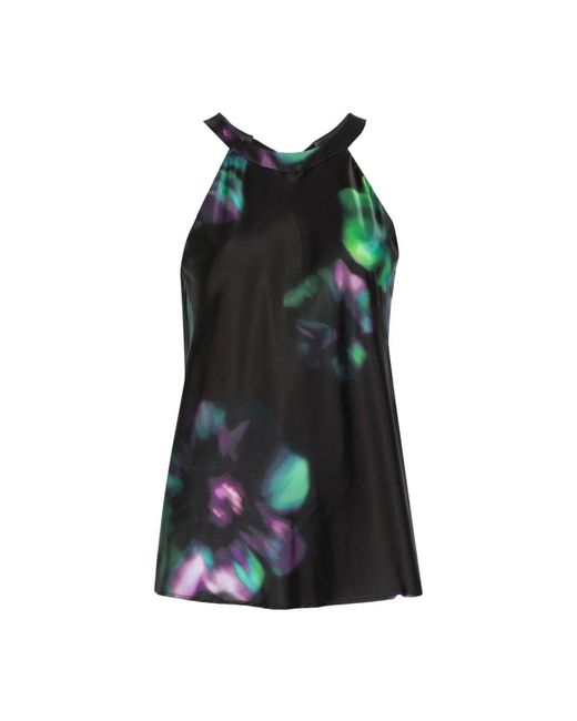 Pinko Green Sleeveless Tops