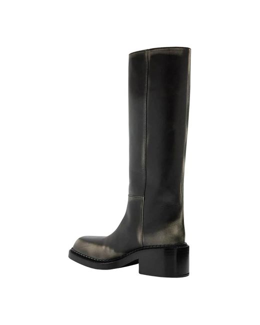 Prada Black High Boots