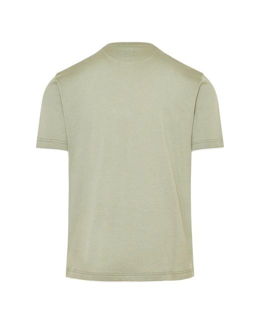 Eleventy Italienisches baumwoll-t-shirt, designer-code k75tshj01tes0k265 in Green für Herren