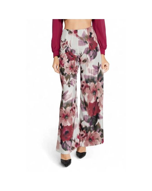 Rinascimento Red Wide Trousers