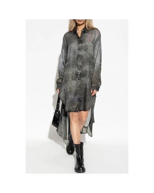 DIESEL Jurk D-Iletta in het Gray