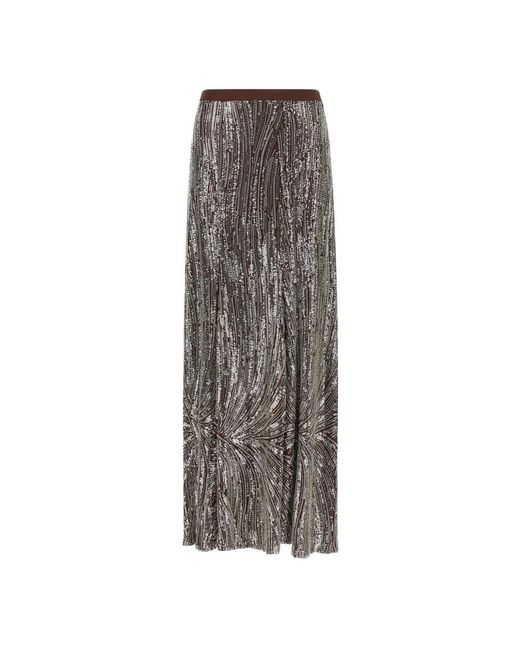 Rabanne Lange Rok in het Gray