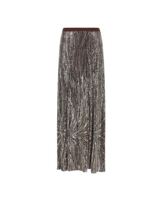 Rabanne Lange Rok in het Gray