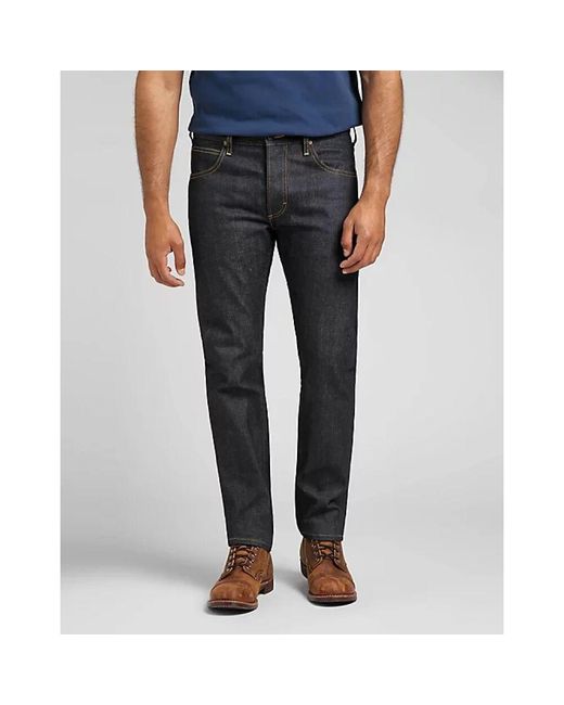 Slim-Fit Jeans di Lee Jeans in Gray da Uomo