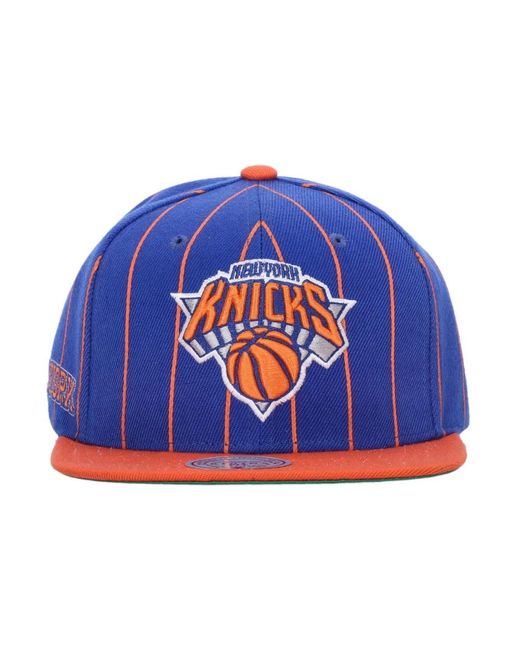 Mitchell & Ness Accessoires ,Blauw ,Polyester Nba Team Snapback Cap Originele Kleuren in het Blue voor heren