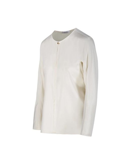Max Mara White Blouses