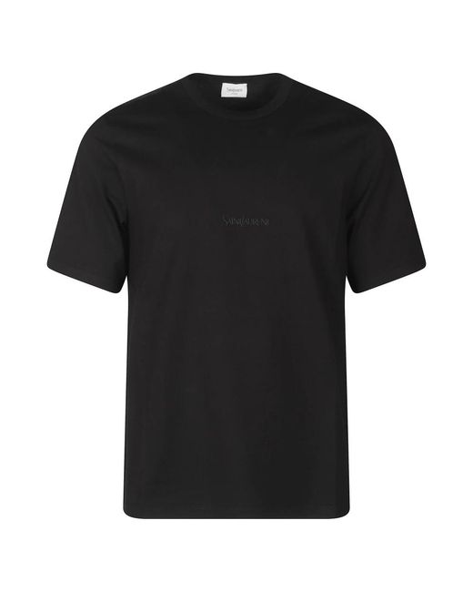 Saint Laurent Black T-Shirts for men