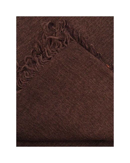 Faliero Sarti Brown Winter Scarves