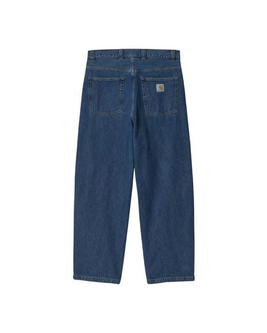 Carhartt Blue Loose Fit Jeans for men
