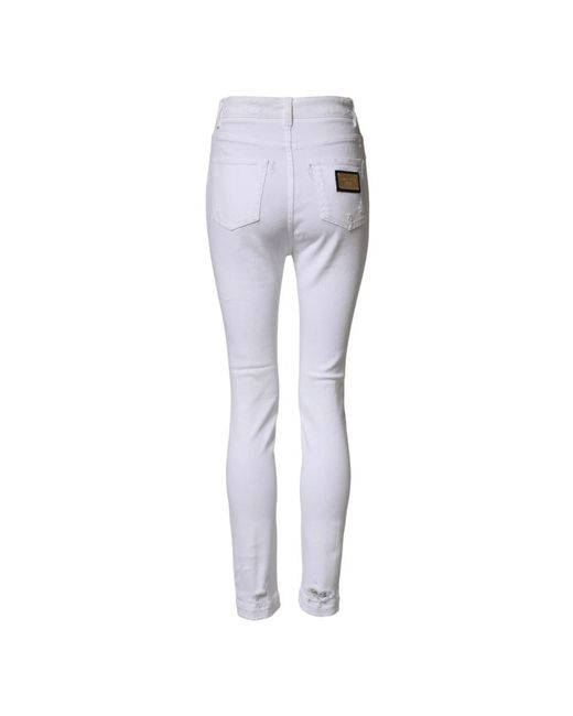 Dolce & Gabbana Gray Skinny Fit Jeans