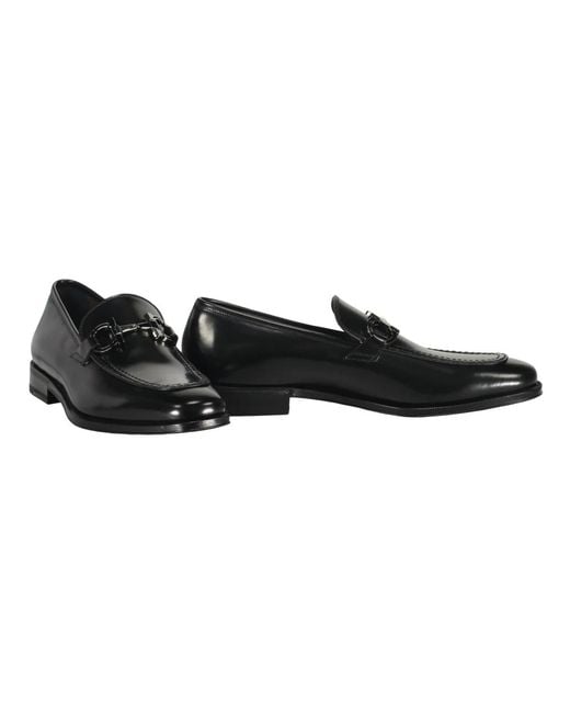Loafers di Ferragamo in Black da Uomo