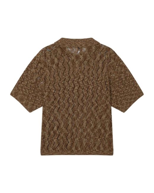 Obey Brown Round-Neck Knitwear for men