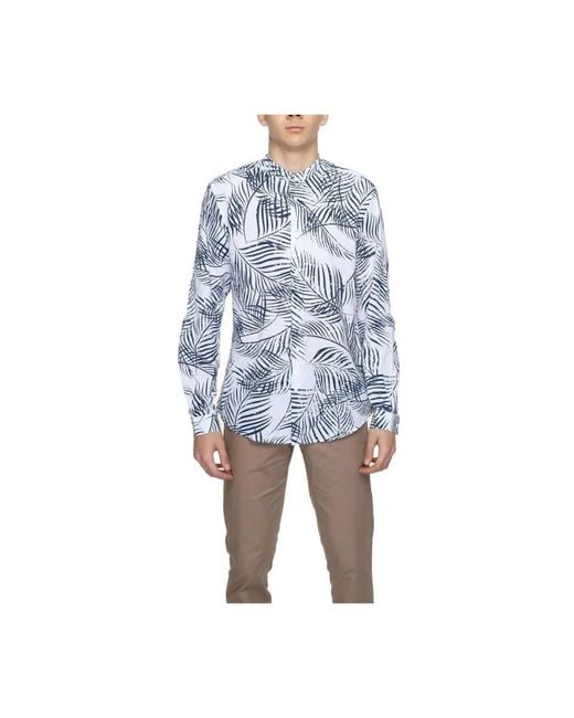 Antony Morato Blue Casual Shirts for men