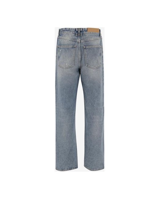 DARKPARK Gray Straight Jeans for men