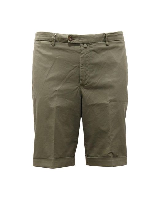 BRIGLIA Green Casual Shorts for men