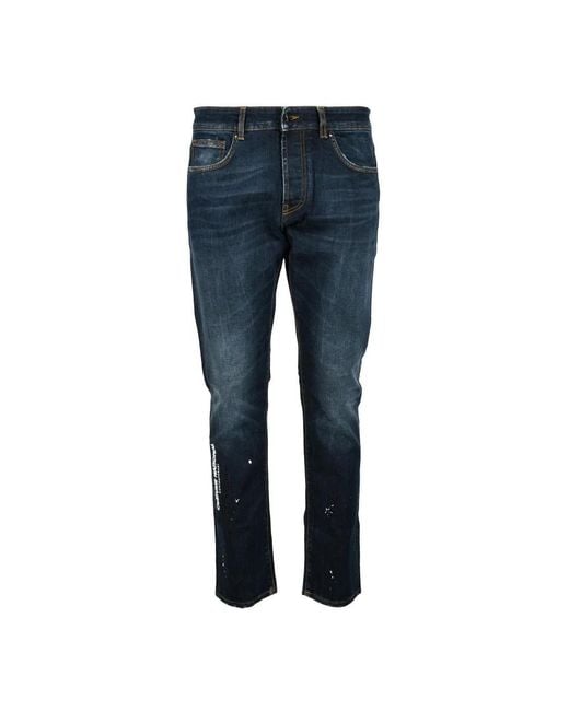 CoSTUME NATIONAL Blue Slim-Fit Jeans for men