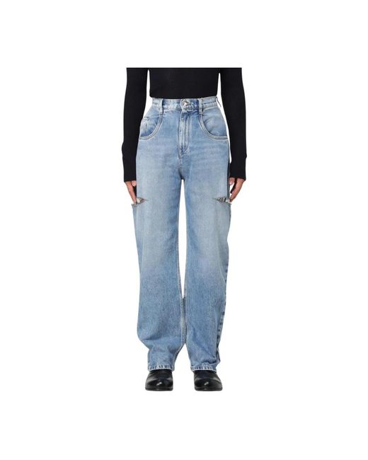 Maison Margiela Blue Loose-Fit Jeans for men